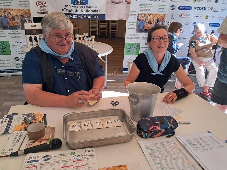 les responsables du concours Marie et Alain